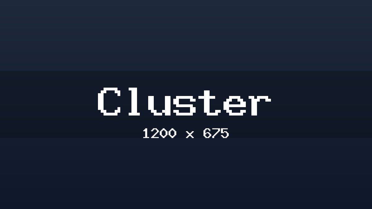 Cluster placeholder image