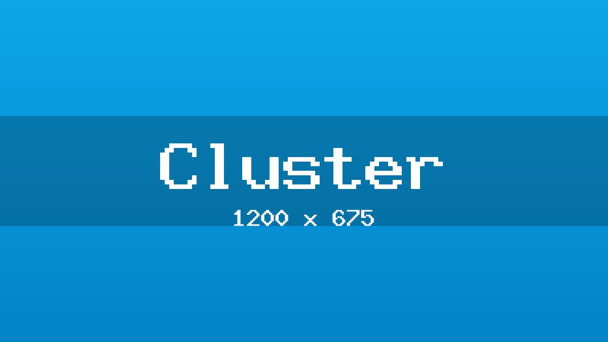 Cluster placeholder image