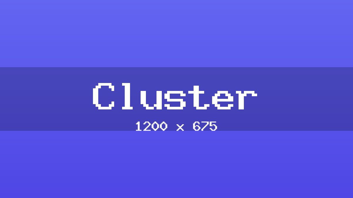 Cluster placeholder image