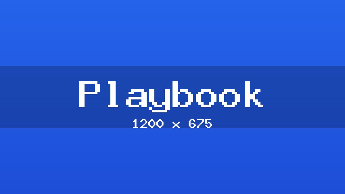 Playbook placeholder image