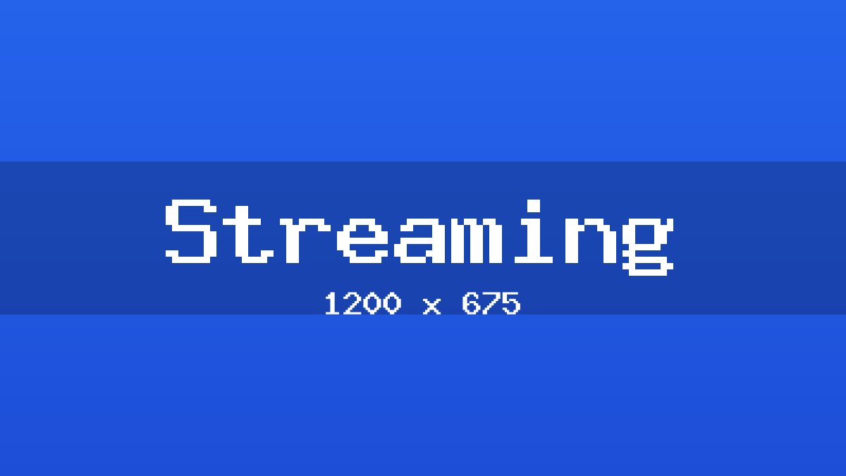 Streaming placeholder image